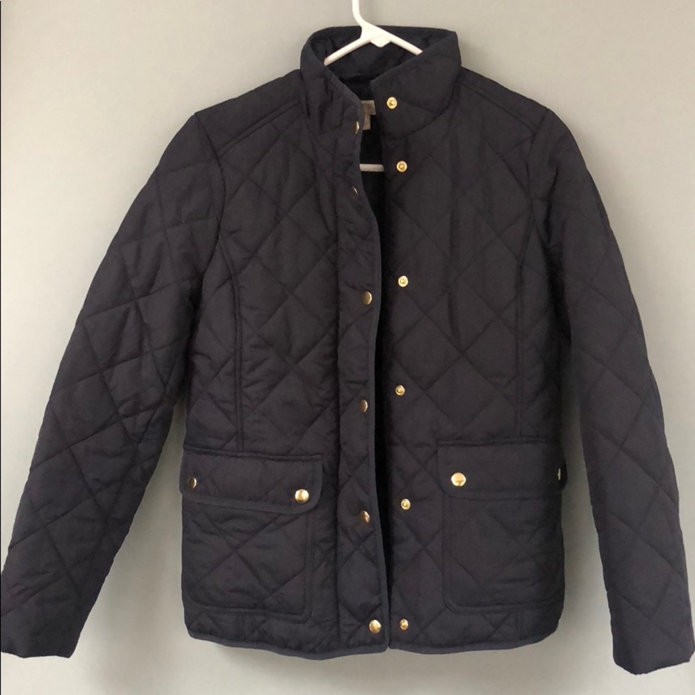 J. Crew navy blue coat